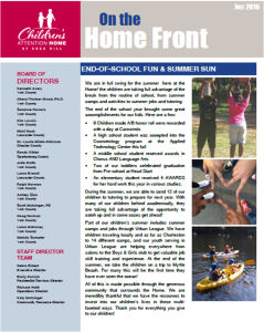 2016 7 Newsletter Cover